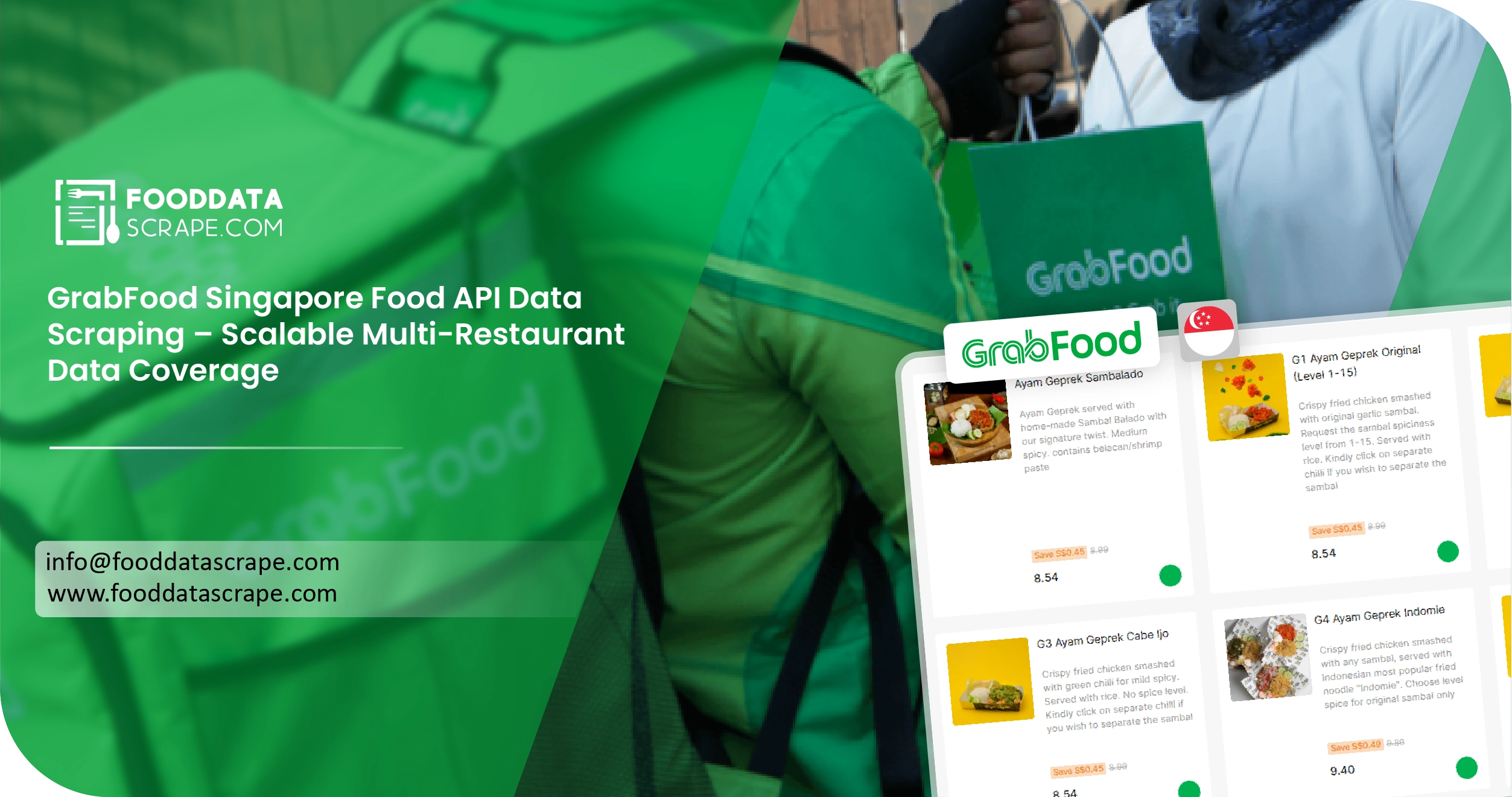 GrabFood Singapore Menu Data Extraction